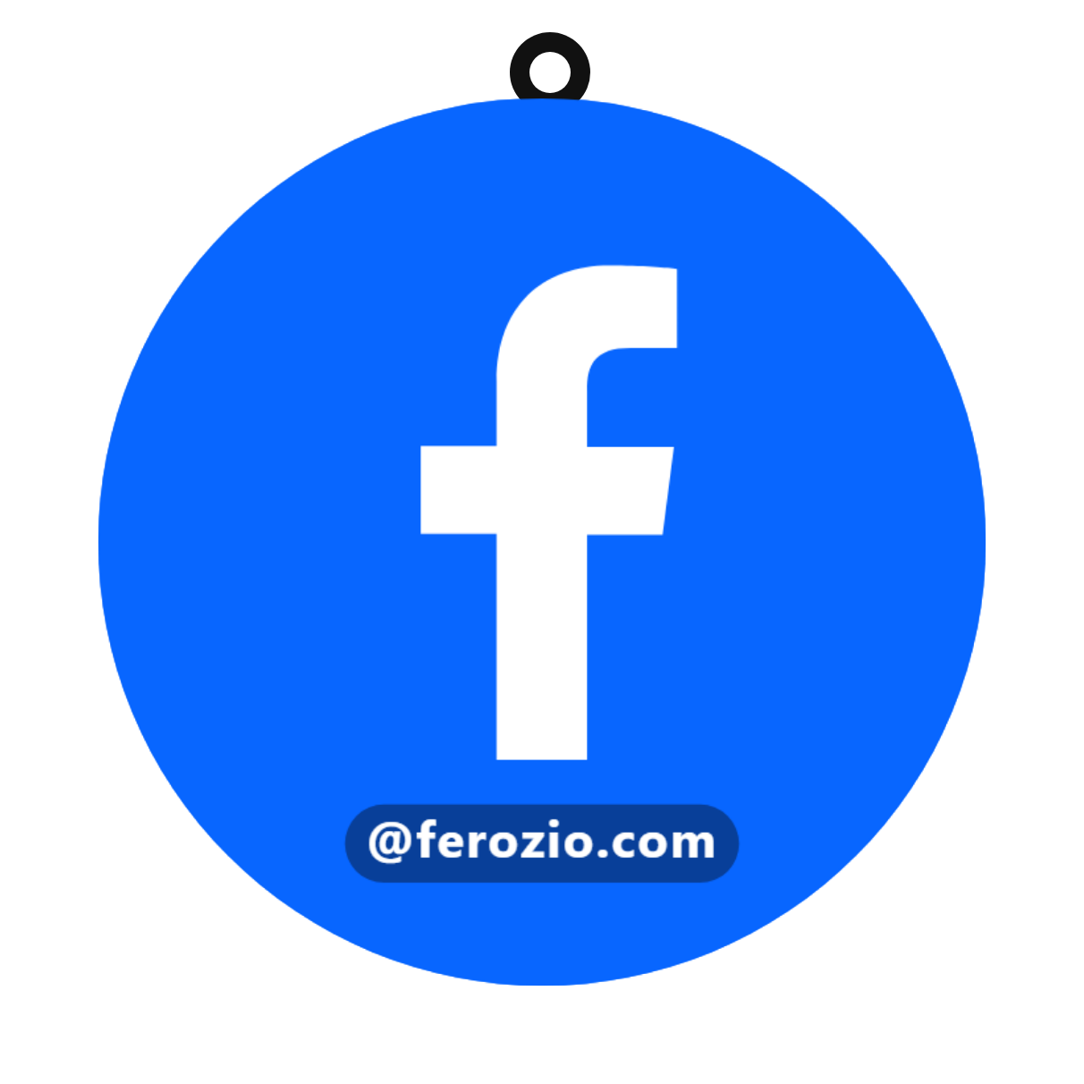 Brelok Facebook NFC z nickiem