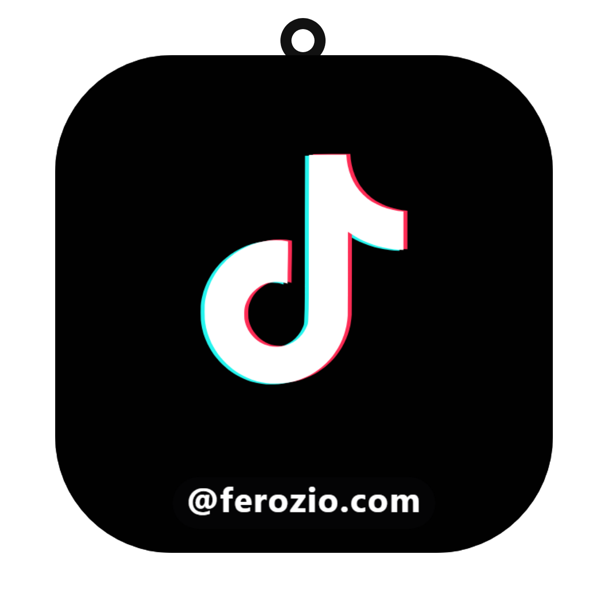 Brelok TikTok NFC z nickiem